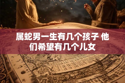 属蛇男一生有几个孩子 他们希望有几个儿女 属蛇男一生有几个孩子 他们希望有几个儿女