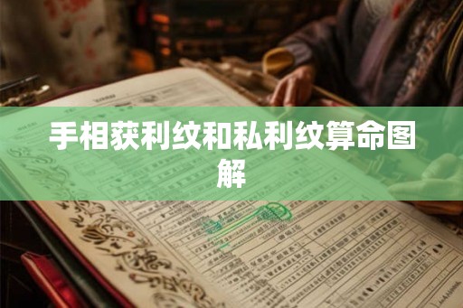 手相获利纹和私利纹算命图解 手相获利纹和私利纹算命图解