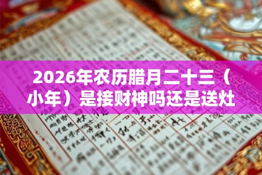 2026年农历腊月二十三（小年）是接财神吗还是送灶神？