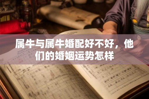 属牛与属牛婚配好不好,他们的婚姻运势怎样 属牛与属牛婚配好不好,他们的婚姻运势怎样