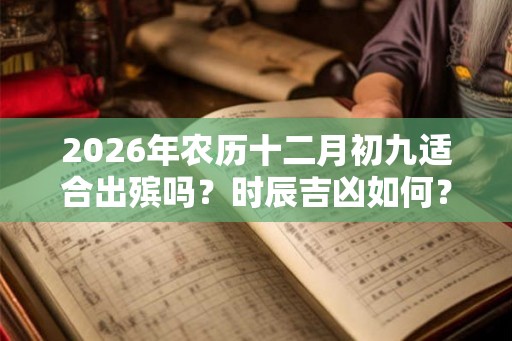 2026年农历十二月初九适合出殡吗？时辰吉凶如何？