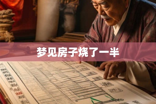 梦见房子烧了一半