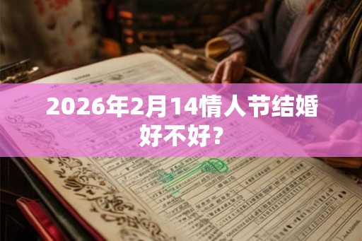 2026年2月14情人节结婚好不好？