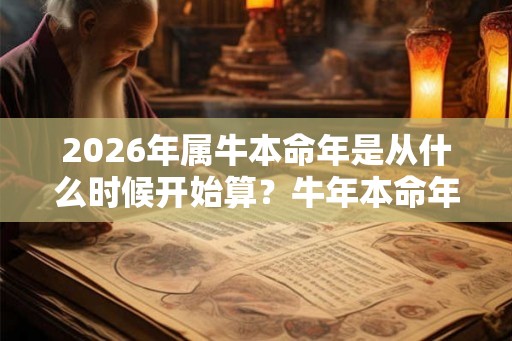 2026年属牛本命年是从什么时候开始算?牛年本命年从立春还是大年初一开始 2026年属牛本命年是从什么时候开始算?牛年本命年从立春还是大年初一开始