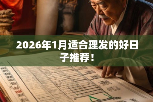 2026年1月适合理发的好日子推荐！