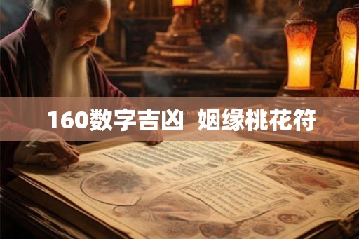 160数字吉凶  姻缘桃花符