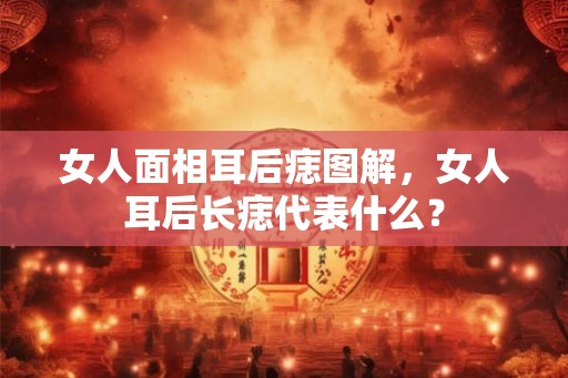 女人面相耳后痣图解，女人耳后长痣代表什么？
