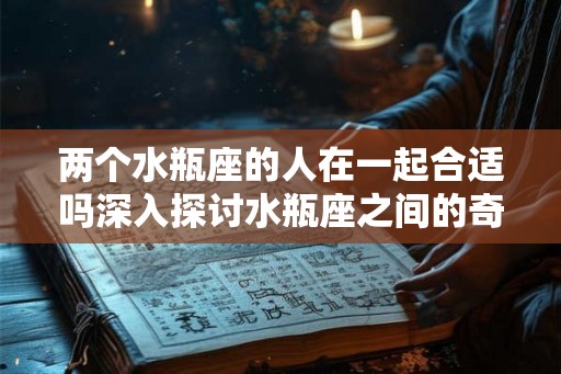 两个水瓶座的人在一起合适吗深入探讨水瓶座之间的奇妙关系
