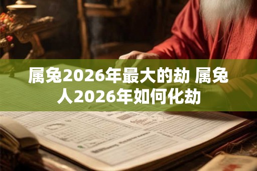 属兔2026年最大的劫 属兔人2026年如何化劫 属兔2026年最大的劫 属兔人2026年如何化劫