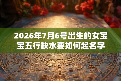 2026年7月6号出生的女宝宝五行缺水要如何起名字