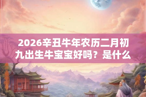 2026辛丑牛年农历二月初九出生牛宝宝好吗？是什么命？