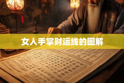 女人手掌财运线的图解
