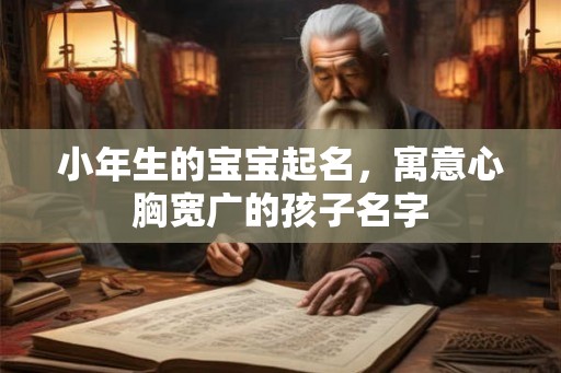 小年生的宝宝起名，寓意心胸宽广的孩子名字