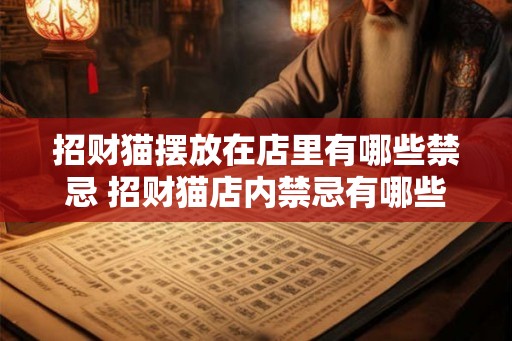 招财猫摆放在店里有哪些禁忌 招财猫店内禁忌有哪些 招财猫摆放在店里有哪些禁忌 招财猫店内禁忌有哪些