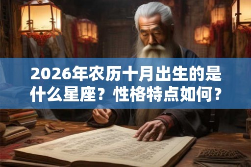 2026年农历十月出生的是什么星座？性格特点如何？