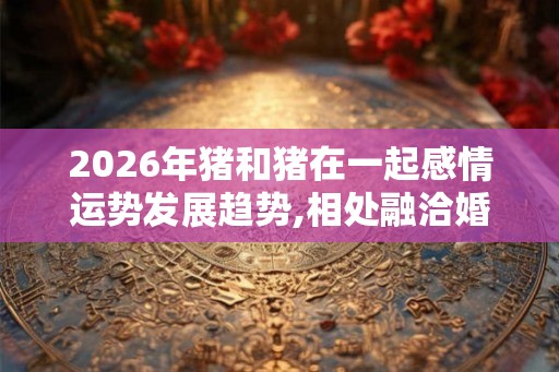2026年猪和猪在一起感情运势发展趋势,相处融洽婚姻生活幸福 2026年猪和猪在一起感情运势发展趋势,相处融洽婚姻生活幸福