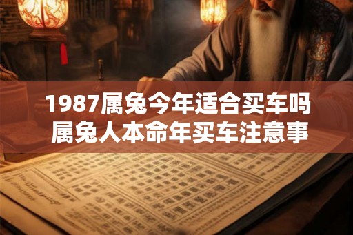 1987属兔今年适合买车吗 属兔人本命年买车注意事项