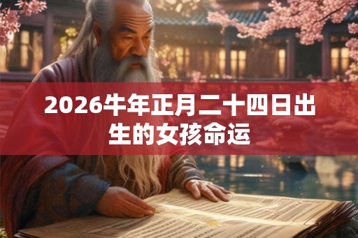 2026牛年正月二十四日出生的女孩命运