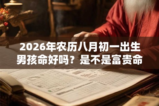 2026年农历八月初一出生男孩命好吗？是不是富贵命？