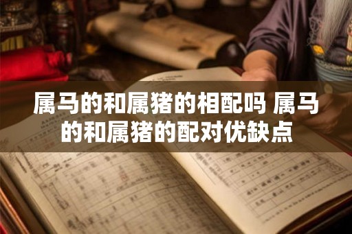 属马的和属猪的相配吗 属马的和属猪的配对优缺点