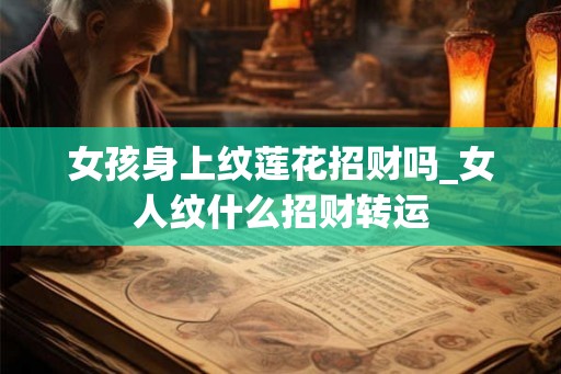 女孩身上纹莲花招财吗_女人纹什么招财转运