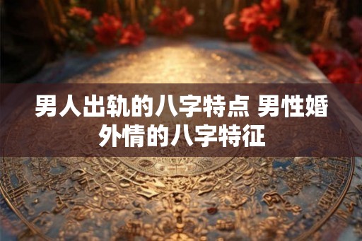 男人出轨的八字特点 男性婚外情的八字特征