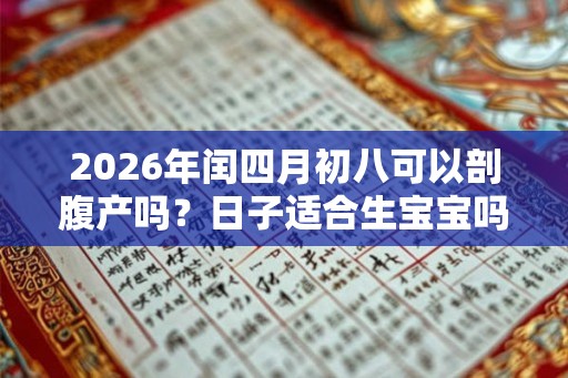 2026年闰四月初八可以剖腹产吗?日子适合生宝宝吗? 2026年闰四月初八可以剖腹产吗?日子适合生宝宝吗?