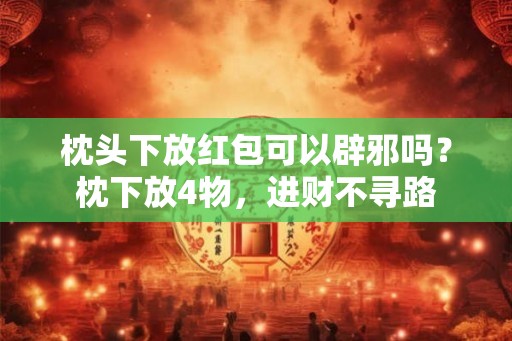 枕头下放红包可以辟邪吗？枕下放4物，进财不寻路