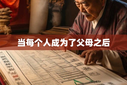 当每个人成为了父母之后