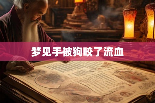 梦见手被狗咬了流血