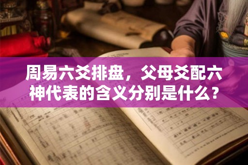 周易六爻排盘,父母爻配六神代表的含义分别是什么? 周易六爻排盘,父母爻配六神代表的含义分别是什么?