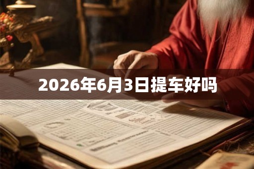 2026年6月3日提车好吗