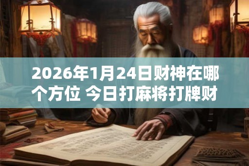 2026年1月24日财神在哪个方位 今日打麻将打牌财神方位
