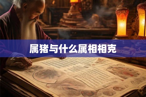 属猪与什么属相相克