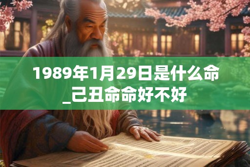 1989年1月29日是什么命_己丑命命好不好