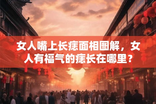 女人嘴上长痣面相图解，女人有福气的痣长在哪里？