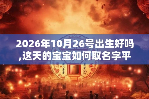 2026年10月26号出生好吗,这天的宝宝如何取名字平衡命局