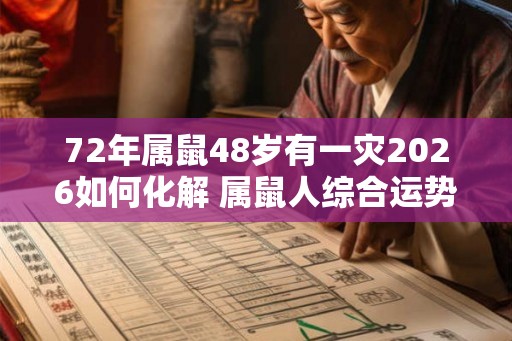 72年属鼠48岁有一灾2026如何化解 属鼠人综合运势
