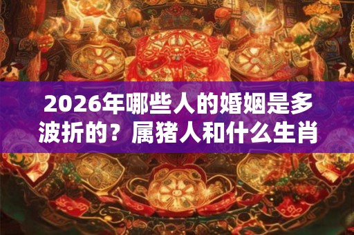 2026年哪些人的婚姻是多波折的？属猪人和什么生肖的人最配？