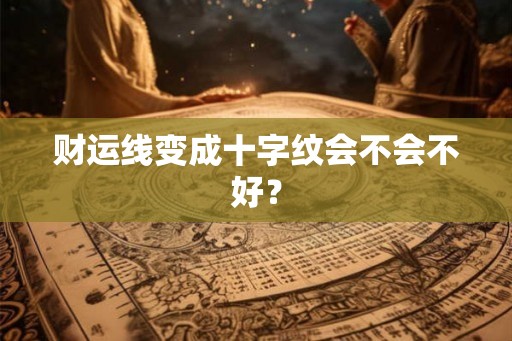 财运线变成十字纹会不会不好？