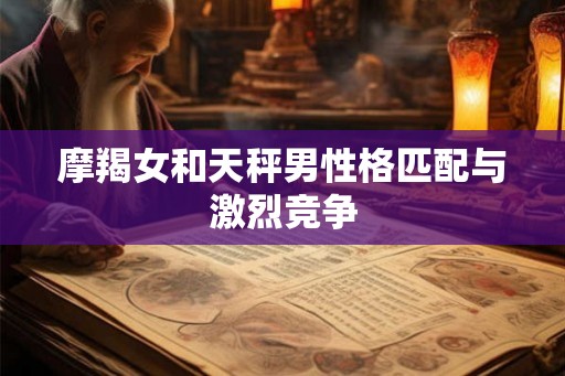 摩羯女和天秤男性格匹配与激烈竞争