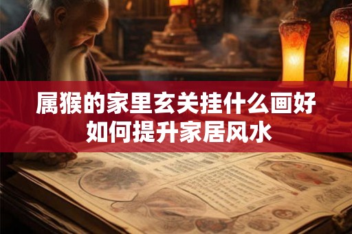 属猴的家里玄关挂什么画好 如何提升家居风水