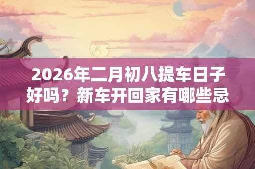 2026年二月初八提车日子好吗?新车开回家有哪些忌讳? 2026年二月初八提车日子好吗?新车开回家有哪些忌讳?