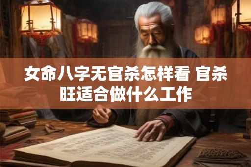 女命八字无官杀怎样看 官杀旺适合做什么工作