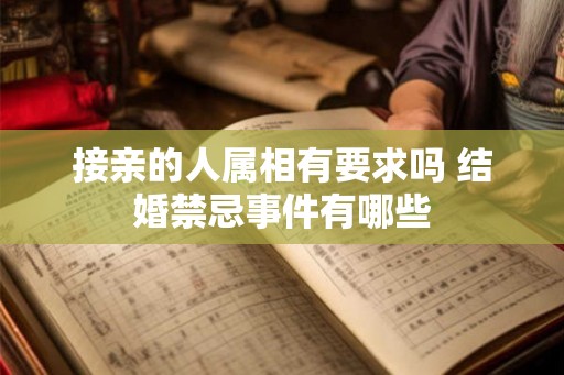 接亲的人属相有要求吗 结婚禁忌事件有哪些 接亲的人属相有要求吗 结婚禁忌事件有哪些