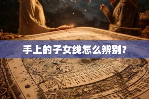 手上的子女线怎么辨别？