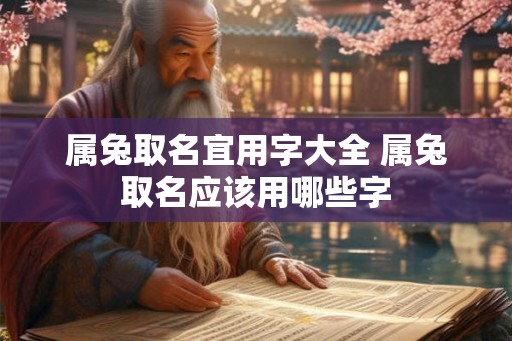 属兔取名宜用字大全 属兔取名应该用哪些字 属兔取名宜用字大全 属兔取名应该用哪些字