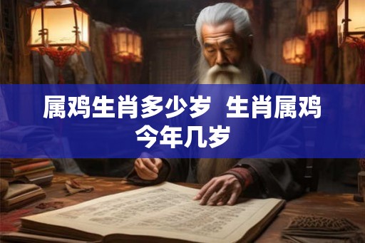 属鸡生肖多少岁 生肖属鸡今年几岁 属鸡生肖多少岁 生肖属鸡今年几岁