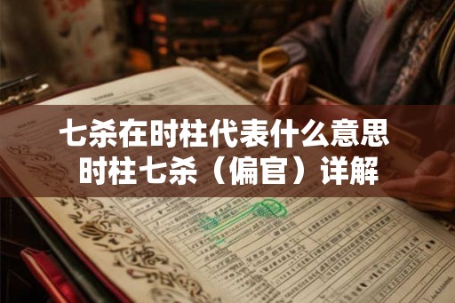 七杀在时柱代表什么意思 时柱七杀（偏官）详解