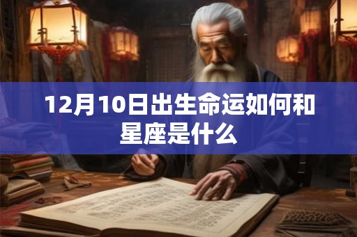 12月10日出生命运如何和星座是什么